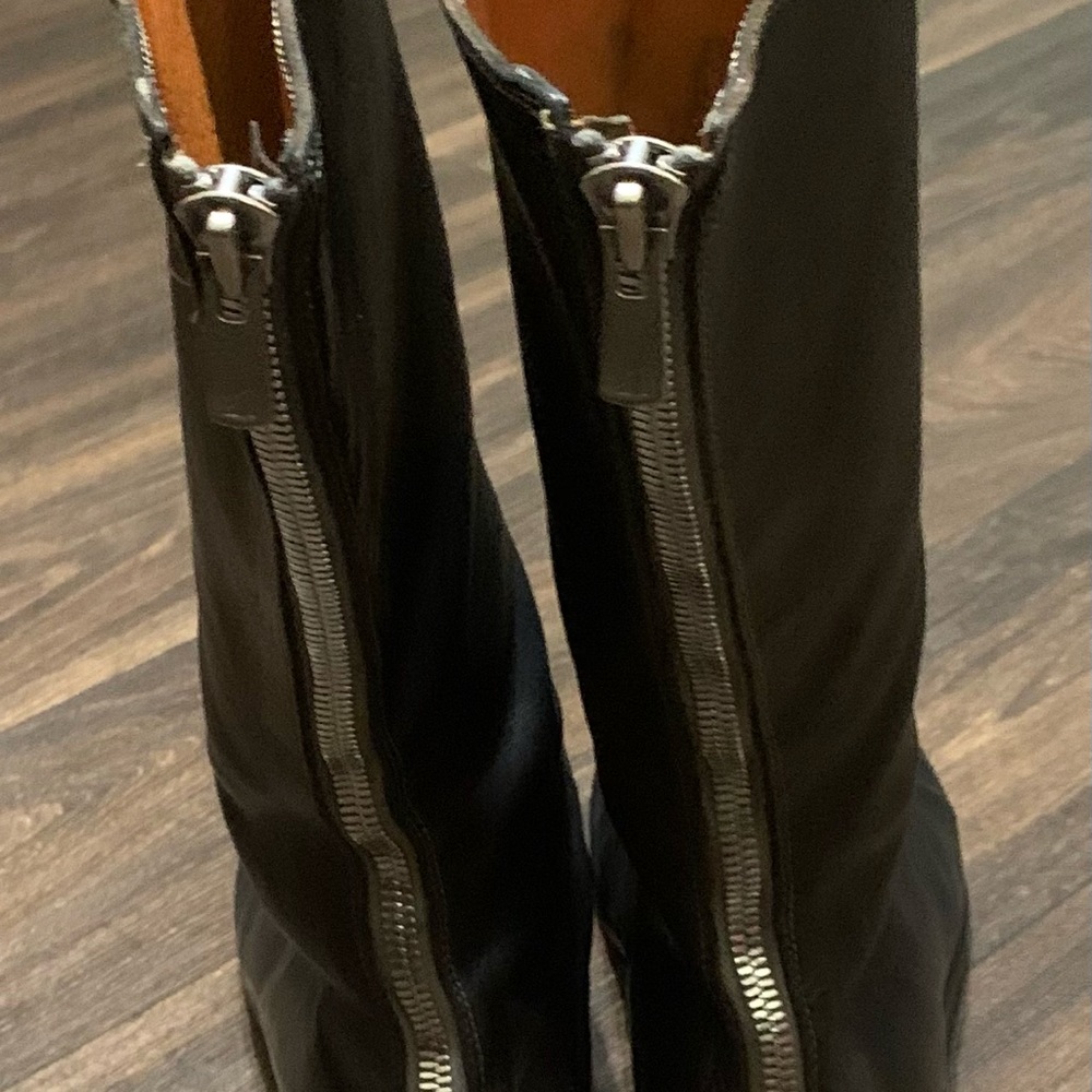 Guidi 989 Horse Leather Vintage Backzip Black Boots (REAR FIND) Size: 44 - Picture 8 of 15